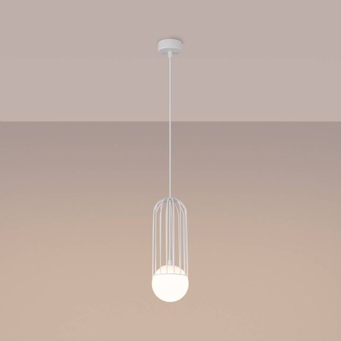 Lampa wisząca BRINA 1 biała Lampa wisząca BRINA 1 biała
