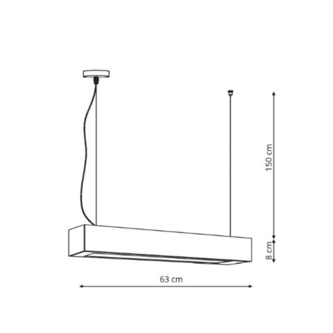 Lampa wisząca Ibros średnia 18W CCT IP20 1xLED biała LP-7001/1P 20 WH-63 18 CCT Lampa wisząca Ibros średnia 18W CCT IP20 1xLED biała LP-7001/1P 20 WH-63 18 CCT