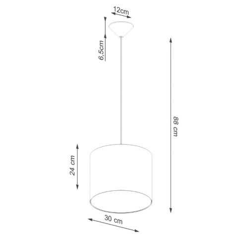 Lampa wisząca NOVA 30 biała Lampa wisząca NOVA 30 biała