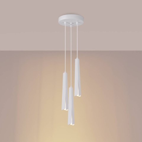 Lampa wisząca PRYSM 3P biała Lampa wisząca PRYSM 3P biała