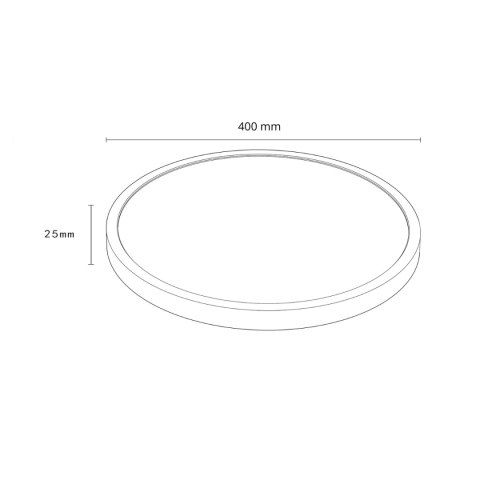 Plafon California LED CCT biały 40 cm LP-2505/1C-40 WH Plafon California LED CCT biały 40 cm LP-2505/1C-40 WH