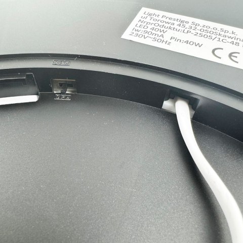 Plafon California LED CCT czarny 40 cm LP-2505/1C-40 BK Plafon California LED CCT czarny 40 cm LP-2505/1C-40 BK
