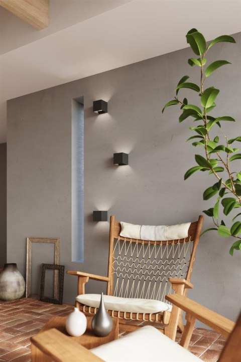 Kinkiet LUCA czarny LED IP54 Kinkiet LUCA czarny LED IP54