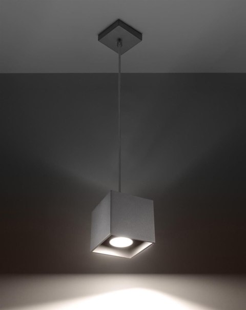 Lampa wisząca QUAD 1 szary Lampa wisząca QUAD 1 szary