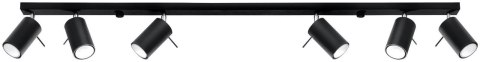 Plafon RING 6L czarny Plafon RING 6L czarny