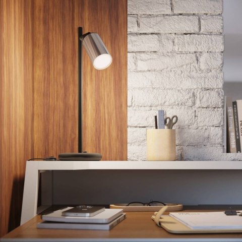 Lampa biurkowa WINX czarny/chrom Lampa biurkowa WINX czarny/chrom