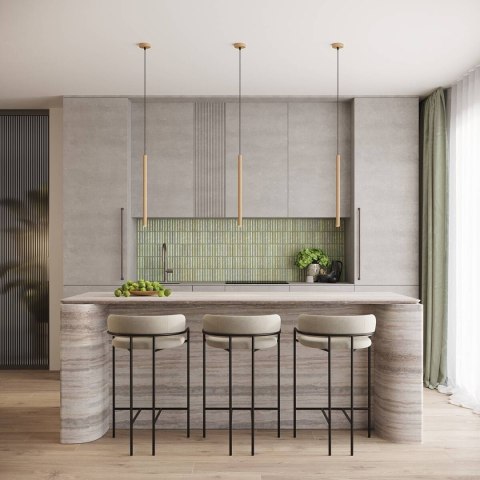 Lampa wisząca ARCHE 3P złota Lampa wisząca ARCHE 3P złota