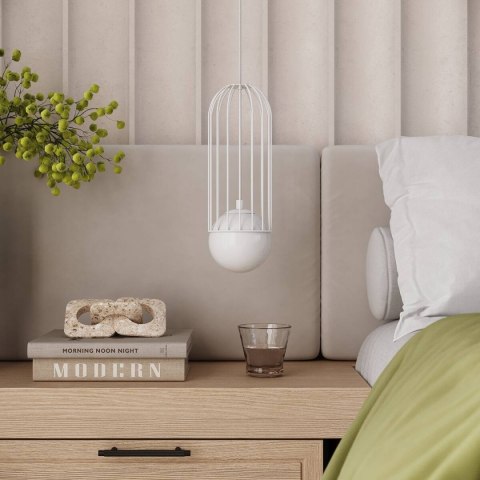 Lampa wisząca BRINA 1 biała Lampa wisząca BRINA 1 biała