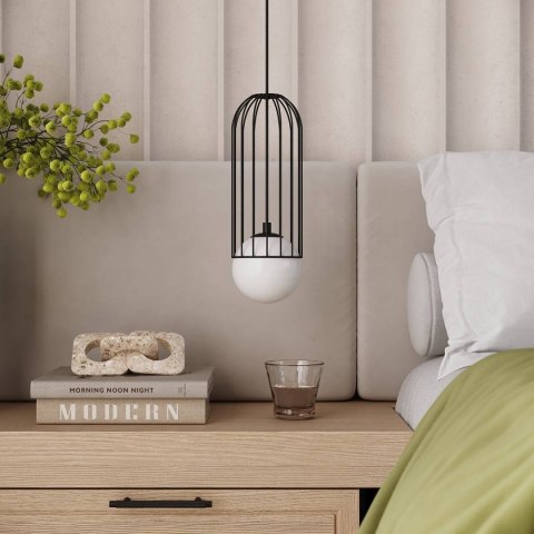 Lampa wisząca BRINA 1 czarna Lampa wisząca BRINA 1 czarna