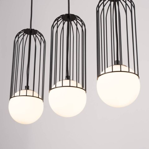 Lampa wisząca BRINA 3L czarna Lampa wisząca BRINA 3L czarna