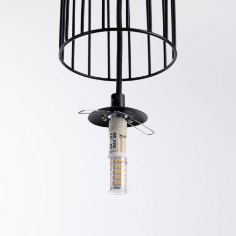 Lampa wisząca BRINA 3L czarna Lampa wisząca BRINA 3L czarna
