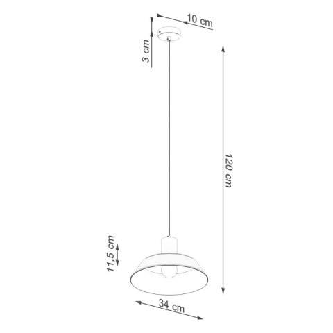 Lampa wisząca FANO biała Lampa wisząca FANO biała