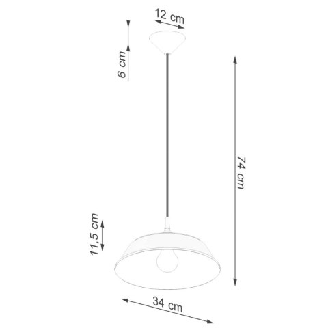 Lampa wisząca FRIKA biała Lampa wisząca FRIKA biała