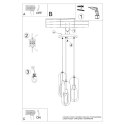 Lampa wisząca NICUS 3P biała