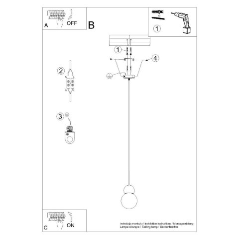 Lampa wisząca PEKKA 1 biała/naturalne drewno Lampa wisząca PEKKA 1 biała/naturalne drewno