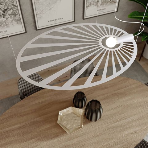 Lampa wisząca LEHDET biała Lampa wisząca LEHDET biała