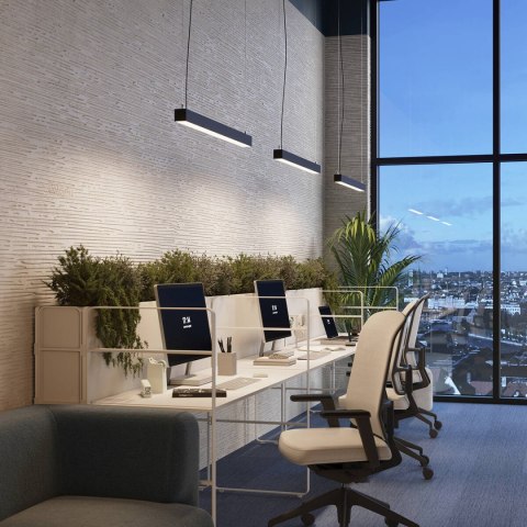 Lampa wisząca PINNE 200 czarna 4000K Lampa wisząca PINNE 200 czarna 4000K