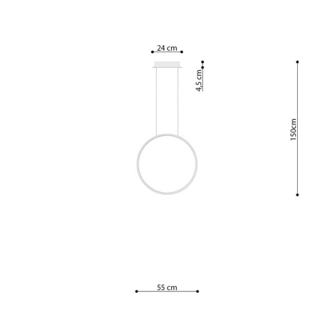 Lampa wisząca RIO 55 złota LED 3000K Lampa wisząca RIO 55 złota LED 3000K