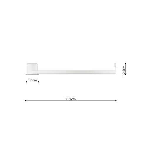 Plafon RIO 110 biały LED 3000K Plafon RIO 110 biały LED 3000K