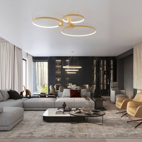 Żyrandol RIO 2 55/78 złoty LED 4000K Żyrandol RIO 2 55/78 złoty LED 4000K