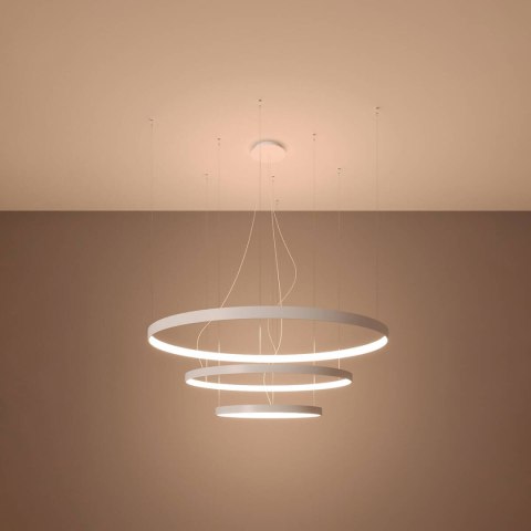Żyrandol RIO 3 55/78/110 biały LED 3000K Żyrandol RIO 3 55/78/110 biały LED 3000K