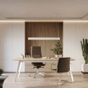 Lampa wisząca FARGE biała LED 4000K