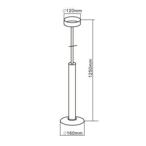 Lampa wisząca Hat 1xLED biała LP-1661/1P WH Lampa wisząca Hat 1xLED biała LP-1661/1P WH