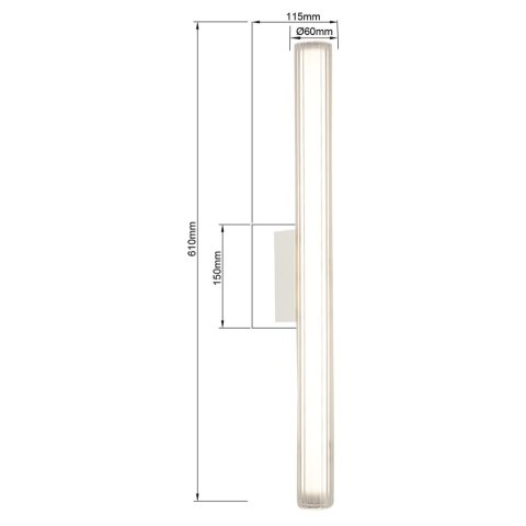 Linea kinkiet 61cm biały Linea kinkiet 61cm biały