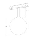 MAXLIGHT M0016D LAMPA MAGNETYCZNA SYSTEM DALI 6W 525LM 3000K