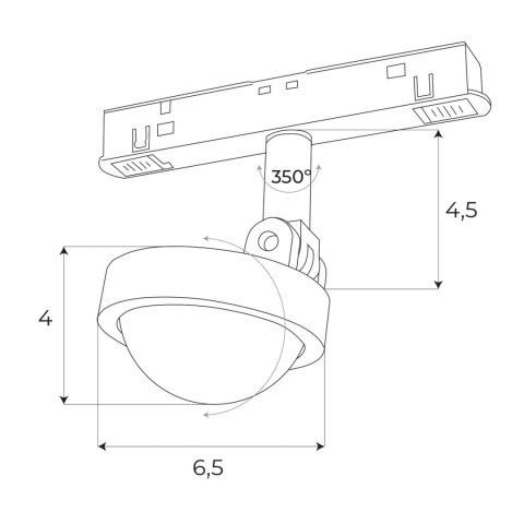 MAXLIGHT M0018Z REFLEKTOR MAGNETYCZNY SYSTEM ZIGBEE 8W 766LM 2700/5000K MAXLIGHT M0018Z REFLEKTOR MAGNETYCZNY SYSTEM ZIGBEE 8W 766LM 2700/5000K