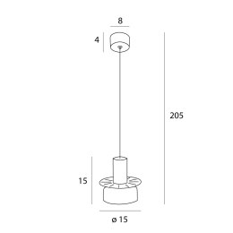 MAXLIGHT P0530 LAMPA WISZĄCA SIGNATURE A TRANSPARENT GLASS