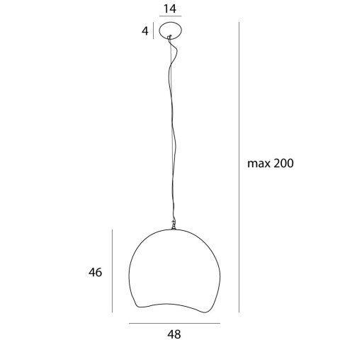 MAXLIGHT P0533 LAMPA WISZĄCA PIERRE 48CM MAXLIGHT P0533 LAMPA WISZĄCA PIERRE 48CM