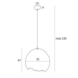 MAXLIGHT P0539 LAMPA WISZĄCA NEST