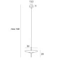 MAXLIGHT P0555 LAMPA WISZĄCA CONE II