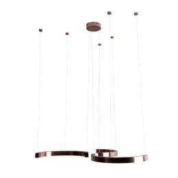 MAXLIGHT P0571D LAMPA WISZĄCA LOTUS 40W BRUSHED BRONZE