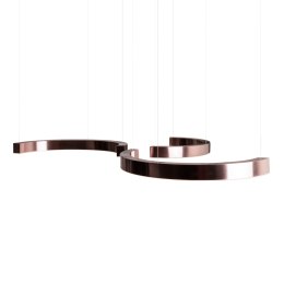 MAXLIGHT P0571D LAMPA WISZĄCA LOTUS 40W BRUSHED BRONZE