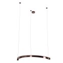 MAXLIGHT P0572D LAMPA WISZĄCA LOTUS 33W BRUSHED BRONZE