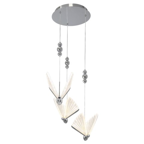 Mariposa 3 wisząca talerz chrom Mariposa 3 wisząca talerz chrom
