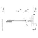 Lampa wisząca KARBON 3P biały