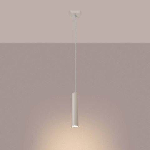 Lampa wisząca LAGOS 1 beżowa Lampa wisząca LAGOS 1 beżowa