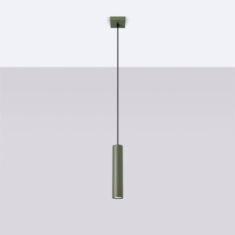 Lampa wisząca LAGOS 1 zielona oliwka Lampa wisząca LAGOS 1 zielona oliwka