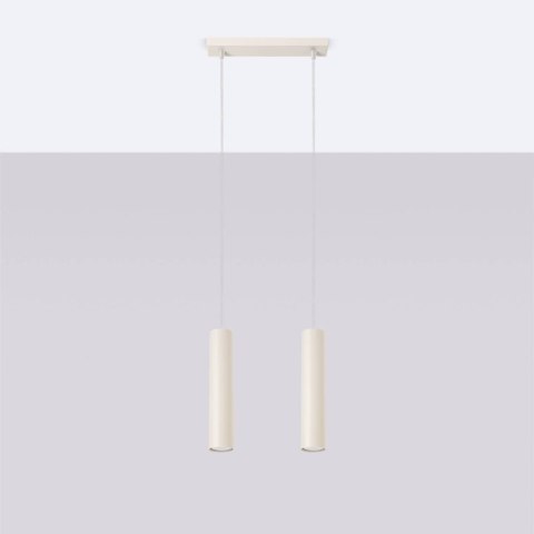 Lampa wisząca LAGOS 2 beżowa Lampa wisząca LAGOS 2 beżowa