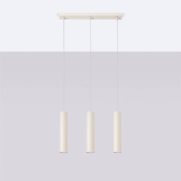 Lampa wisząca LAGOS 3L beżowa
