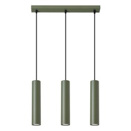 Lampa wisząca LAGOS 3L zielona oliwka