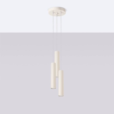 Lampa wisząca LAGOS 3P beżowa Lampa wisząca LAGOS 3P beżowa
