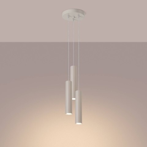 Lampa wisząca LAGOS 3P beżowa Lampa wisząca LAGOS 3P beżowa
