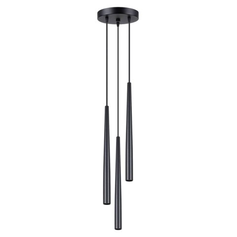 Lampa wisząca BLISS 3P czarna Lampa wisząca BLISS 3P czarna