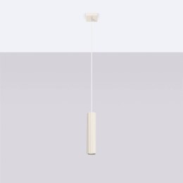 Lampa wisząca KARBON 1 beżowy
