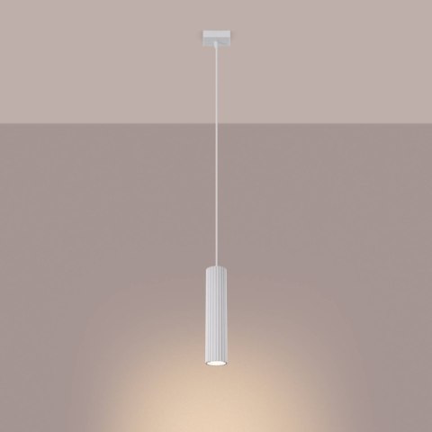 Lampa wisząca KARBON 1 biały Lampa wisząca KARBON 1 biały