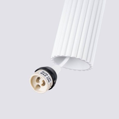 Lampa wisząca KARBON 1 biały Lampa wisząca KARBON 1 biały
